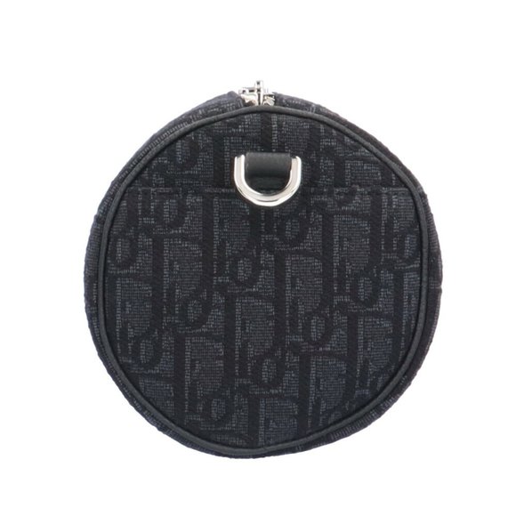 CHRISTIAN DIOR Roller Bag Shoulder Canvas Black Unisex - Picture 3 of 5